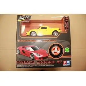Porsche Carrera GT (1:28) Jaune Race Tin Modelco pas cher