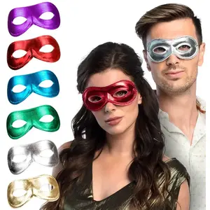 Comparateur de prix : RueDeLaFete Masque loup aux couleurs métalisés