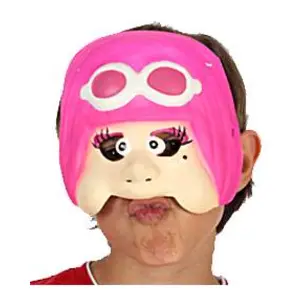 Comparateur de prix : RueDeLaFete Demi Masque Enfant - Pilote Fille