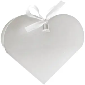 RueDeLaFete Ballotin coeur blanc pas cher