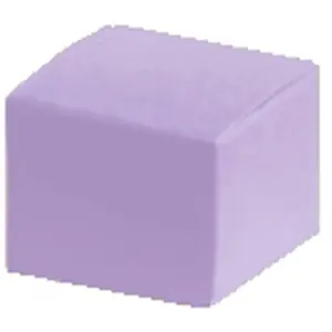 RueDeLaFete Ballotin Cube carton lilas nacré 4cm pas cher