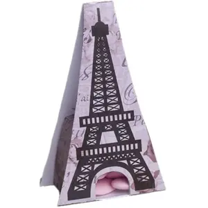 RueDeLaFete Ballotin carton avec plexi, Paris Tour Eiffel pas cher