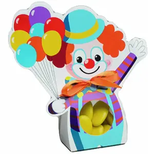 RueDeLaFete Ballotin Clown cirque, avec plexi pas cher