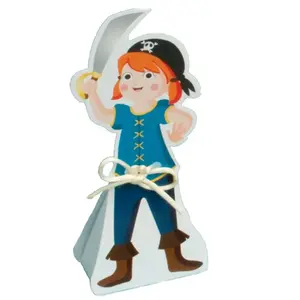 RueDeLaFete Ballotin carton Pirate fille pas cher