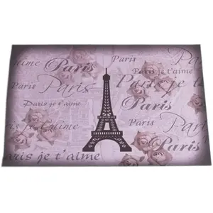 RueDeLaFete Sachet de 12 Sets de table PARIS, rectangle pas cher