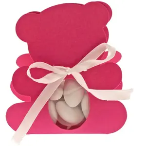 RueDeLaFete Ballotin OURSON avec plexi, Fuchsia pas cher