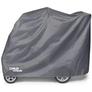 CHILDHOME Housse pour poussette triple, Childwheels quadruple anthraci...