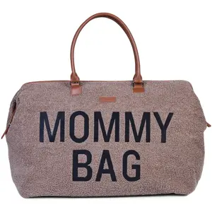 CHILDHOME - Mommy Bag Signature sac à langer Teddy - Soft Brown pas cher