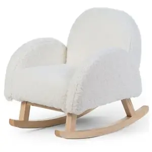 Childhome Fauteuil À Bascule Enfant Teddy Blanc - Childhome pas cher