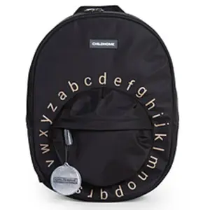 Childhome, Sac à Dos Enfant, Ecole Maternelle, Grande contenance, 3 Compartiments, Bandes Elastiques, Pochette Bouteille Isotherme, Bretelles Tissu Mesh Respirant, noir et or pas cher