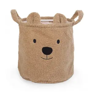 Childhome - Panier de rangement Teddy Brun - Childhome pas cher