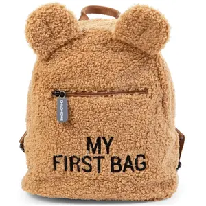 CHILDHOME Sac à dos pour enfants My First Bag Teddy Beige