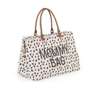 Comparateur de prix : Sac à langer Mommy Bag CHILDHOME - Modèle Léopard - Quotidien - 55x30x40cm