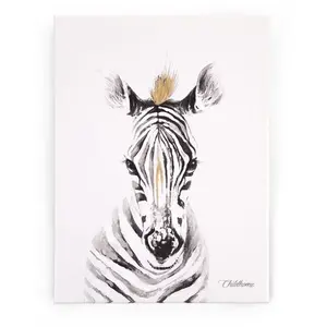 Childhome - Peinture Zèbre 30 x 40 cm - Childhome