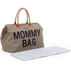CHILDHOME Mommy Bag Sac à langer Canvas Kaki pas cher