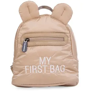 Childhome Sac À Dos Enfant My First Bag Matelassé Beige - Childhome