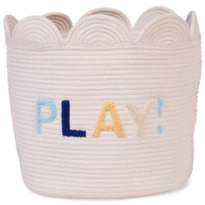 Comparateur de prix : Childhome Panier de rangement Fleur écru (35 x 35 cm)