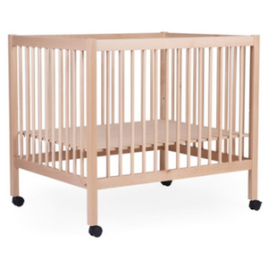 Comparateur de prix : CHILDHOME Parc bébé à roulettes 97 bois naturel 75x95 cm