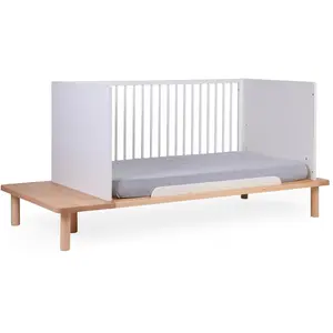 Childhome Lit bébé évolutif Evobed écru naturel (70 x 140 cm) pas cher