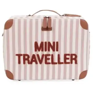 CHILDHOME Valise pour enfants Mini Traveller , rayures nude/terracottaVendu paramazon