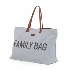 Comparateur de prix : CHILDHOME Sac à langer dos Family Bag Signatur toile gris
