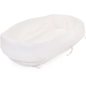 CHILDHOME Housse de berceau Blanc cassé Rectangulaire pas cher