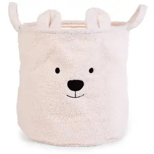 Panier de rangement Teddy 40 cm écru - Childhome