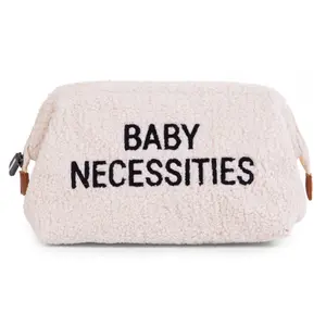 Comparateur de prix : Childhome - Trousse de toilette Baby Necessities Teddy Ecru - Childhome