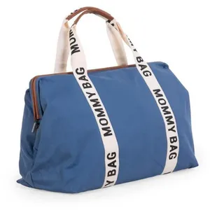 Childhome Sac À Langer Mommy Bag Signature Indigo De Childhome pas cher