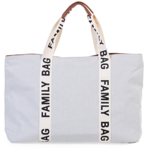 Comparateur de prix : Childhome Family Bag Canvas Off White sac de voyage 55 x 40 x 18 cm 1 pcs