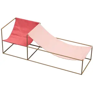 Valerie Objects - Fauteuil en lin Duo Seat Multicolore taille unique