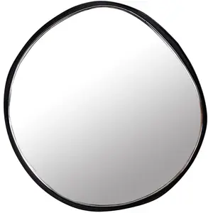 Miroir en verre et acier noir A - Serax pas cher