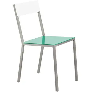 Chaise Alu - vert, blanc valerie_objects pas cher