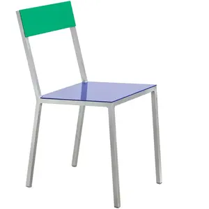 Chaise Alu - bleu foncé, vert valerie_objects pas cher