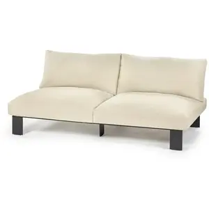 Serax Banc d'intérieur deux places avec coussins couleur ivoire 182 X 91 X 58 B. Mombaers -