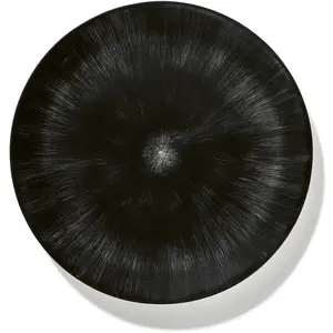 Serax - Assiettes Ann Demeulemeester - Set de 2 Noir taille uniqueVendu parsmallable