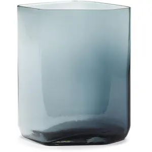 Vase en verre soufflé bleu 22x22x33cm Silex L - Serax