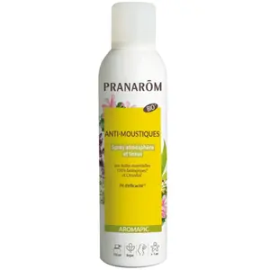 Comparateur de prix : Pranarom Aromapic Spray Anti-Moustiques Atmosphère et Tissus Bio 150ml