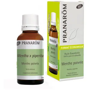 Comparateur de prix : Pranarom Pranarôm - Huile essentielle de Menthe poivrée Partie aérienne 30ml