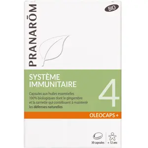 Pranarom Capsules aux huiles essentielles bio - Système immunitaire - 30 capsules