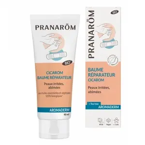 Comparateur de prix : Pranarom Baume réparateur bio - Huiles essentielles & végétales - Corps & visage - 40 ml