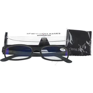 Bello Mondo Pharmaglasses Visionblue Lunettes de lecture +1,00 NoirVendu parredcare-pharmacie