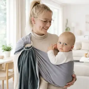 Écharpe de portage Tricot-Sling Gris Velvet