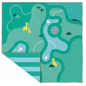 Quut Serviette de plage 2 en 1 Safari (180 x 180 cm)Vendu paramazon