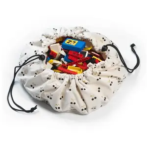 Play&Go Mini sac à jouets et tapis de jeux 2 en 1 Cerise en or Play and Go pas cher