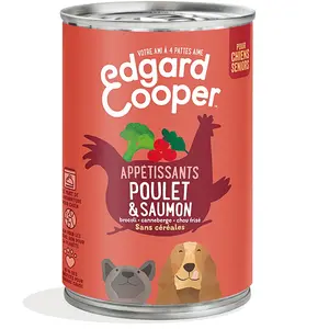 Edgard & Cooper Senior sans céréales 400 g pour chien - poulet, saumonVendu parzooplus