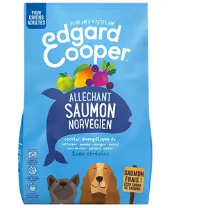 Comparateur de prix : 12kg Edgard & Cooper Adult saumon sans céréales - Croquettes pour chien