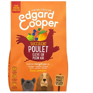 Comparateur de prix : 2,5kg Edgard & Cooper Adult poulet sans céréales - Croquettes pour chien