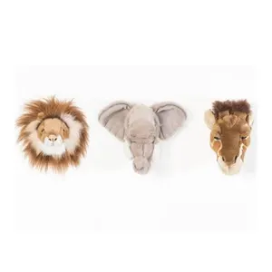 Wild & Soft - Trophées Safari - Set de 3 Multicolore taille unique pas cher