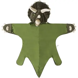 Wild and Soft BIBIB Déguisement peluche 3 en 1 Dinosaure Triceratops - Plaid, Déguisement et Tapis pas cher